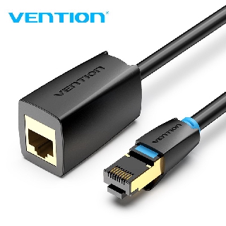 Vention Cat8 Ethernet Cable RJ45 Connector Male to Female Extension Network Lan Wire Double Shielded SSTP 40Gbps 2000MHz High Speed LAN Patch Cord for Gaming PC TV PS4 Modem Router Mac Laptop IKH