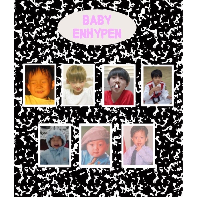 🧢รูปติดบัตรbaby enhypen (id photo)