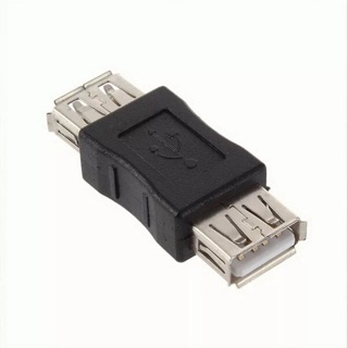 USB หญิงแปลง USB หญิงเชื่อมต่อหญิง Extender Charger ข้อมูล SYNC Coupler Adapter สำหรับสาย USB EXTENSION