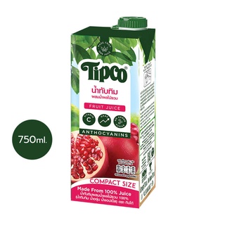 TIPCO น้ำผลไม้ 100% ขนาด 750 มล.