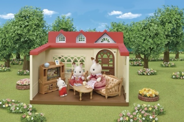 บ้านตุ๊กตาสวีทราสเบอร์รี่ ตุ๊กตากระต่าย ซิลวาเนียน Sweet Raspberry Home ...