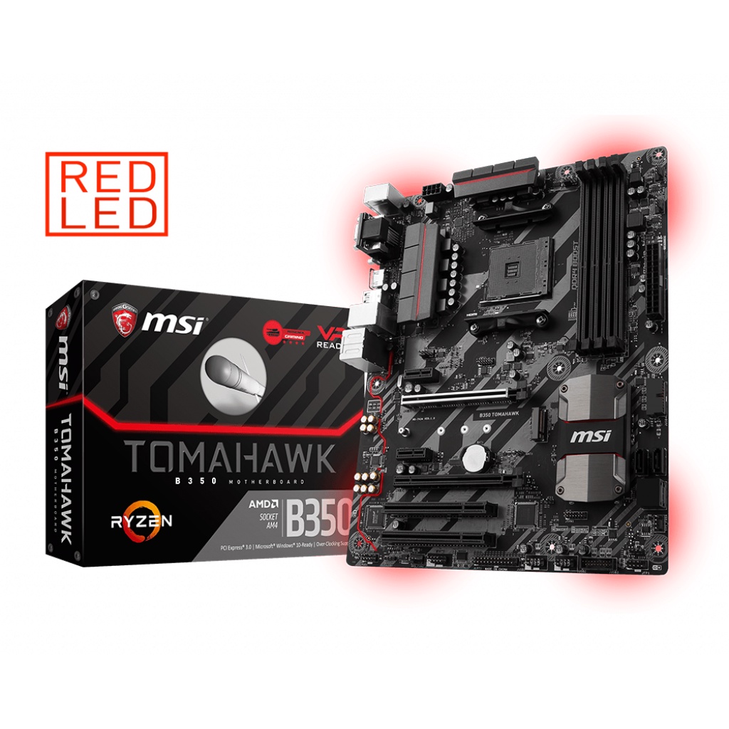 MAINBOARD (เมนบอร์ด) AM4 MSI B350 TOMAHAWK พร้อมส่ง