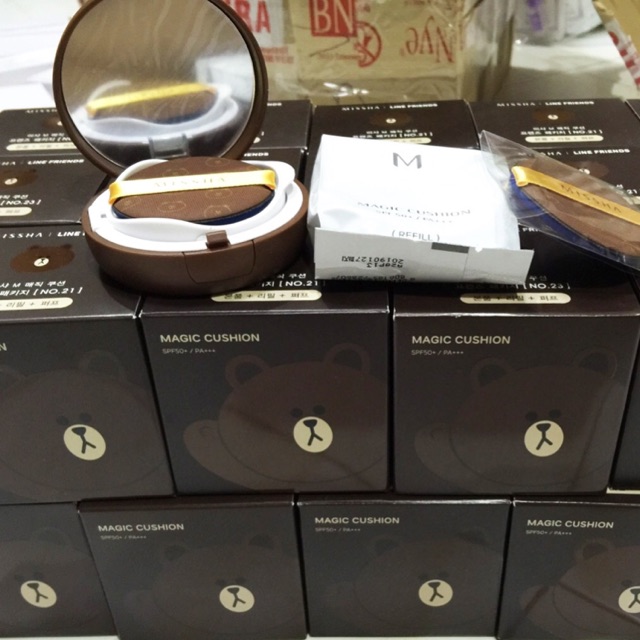 Missha Line Friends Magic Cushion ปริมาณ 15g*2 [ตลับจริง 1ชิ้น+Refill 1ชิ้น]