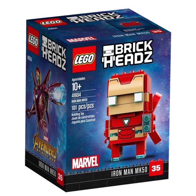 เลโก้ lego ironman brickheadz MK50 41604 พร้อมส่ง