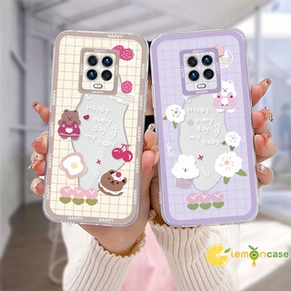 เคสใส Xiaomi Redmi Note 8 10S 9 10 9 10 PRO MAX 11 9S Xiaomi Redmi POCO C3 C31 X3 NFC X3 PRO Redmi 9C NFC 9A 9i 9T 9AT 9ACTIV 9 PRO Power 10X POCO M2 PRO 10 Prime กันกระแทก ลายหมี กระต่าย สําหรับ เคสแบบนิ่ม