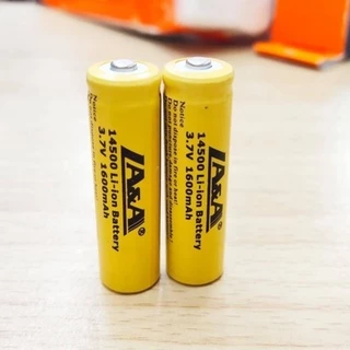 ถ่านชาร์จ2A ถ่านชาร์จ แบตเตอรี่ แบรนด์LA&A รุ่น14500 1600mAh 3.7V Li-ion ขนาด 500 x 150m