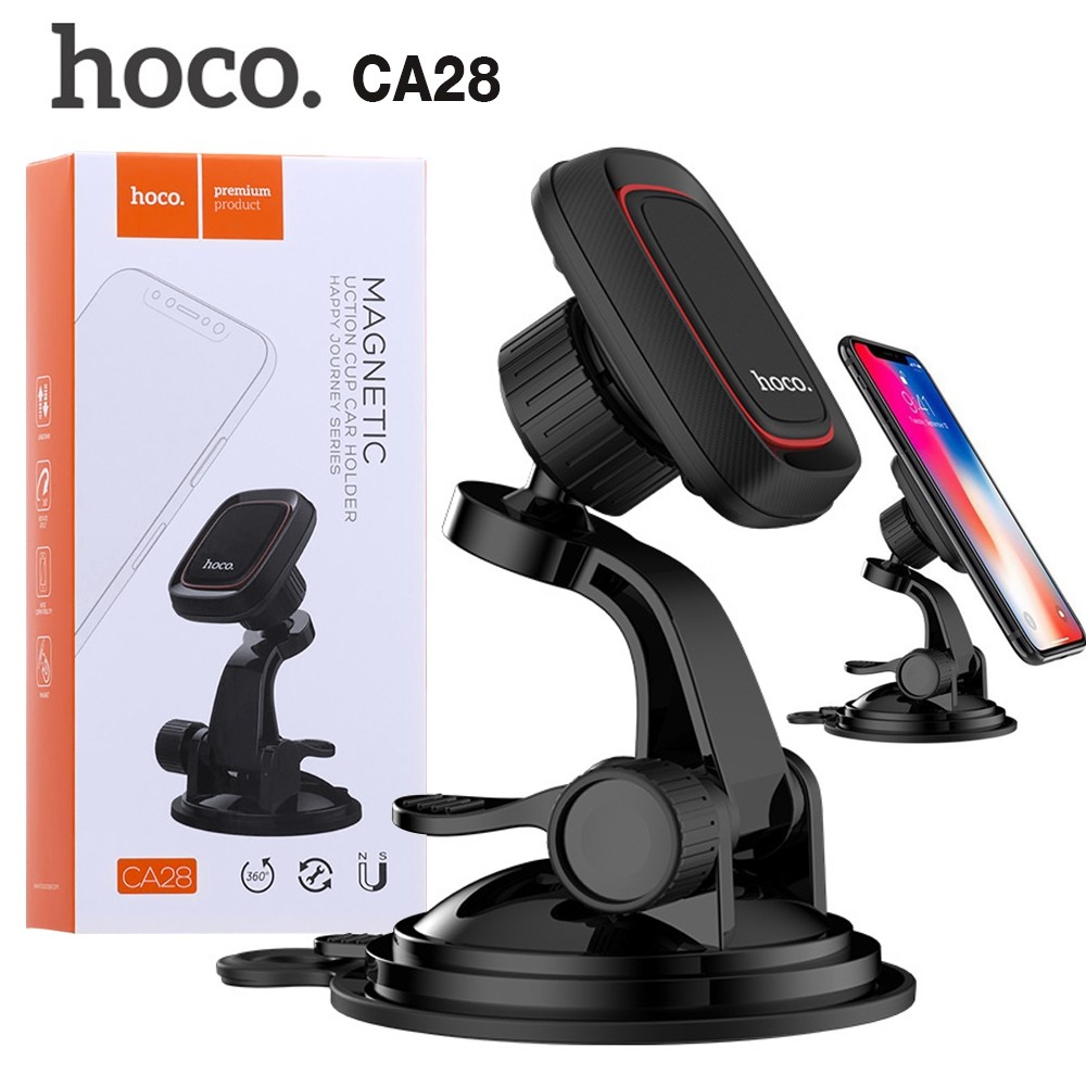 Telecorsaที่จับโทรศัพท์สำหรับรถยนต์ Hoco CA28รุ่น Car-magnetic-Mobile-Holder-07a-Ri