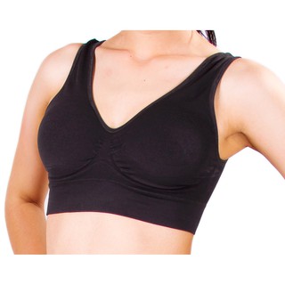 บราเก็บส่วนเกิน!!! Lalita บรายกกระชับ สวมใส่สบาย Nano bra สีดำ