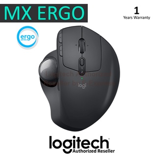 Logitech MX ERGO Advanced Wireless Trackball Mouse ประกันศูนย์ 1ปี ของแท้