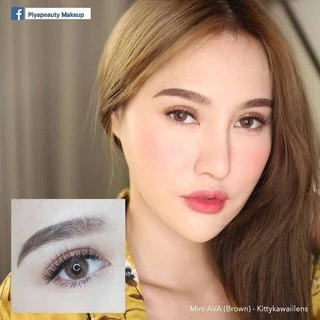 คอนแทคเลนส์ รุ่น Mini Ava Brown/Gray - คิตตี้ คาวาอิ Kitty Kawaii (Vial)