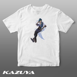 เสื้อยืดผู้ Kazuya TM-0191 GENSHIN IMPACT เสื้อยืด - KAEYA - Game S-5XL