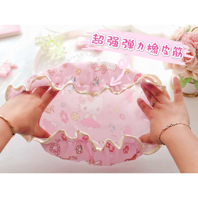 หมวกคลุมผมอาบน้ํา แบบยืดหยุ่น กันน้ํา สไตล์ญี่ปุ่น สําหรับแม่ และลูก - รูปที่ 5