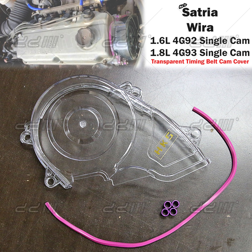 Hks Clear Cam Pulley เกียร์โปร่งใสเข็มขัดสําหรับ Proton Wira Satria 1.6 1.8 4G92 4G93 SOHC Single Cam