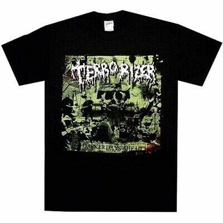 ใหม่ เสื้อยืดลําลอง แขนสั้น พิมพ์ลาย Darker Days Ahead S-X Death Metal Grindcore Official Hjheee39Kcdmei47