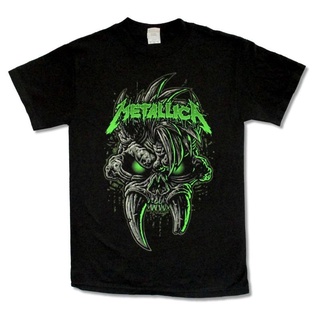 ราคาระเบิดเสื้อยืดแขนสั้น ผ้าฝ้าย พิมพ์ลาย Metallica Scary Guy สีดํา สําหรับผู้ชาย DGDS65204S-3XL