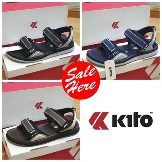 รองเท้ารัดส้น KITO รุ่น 7515 สี ดำ กรม และ น้ำตาล สวมใส่สบาย ขนาด 41-46