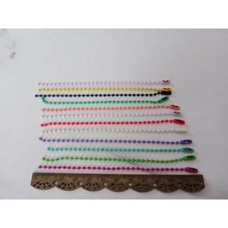 โซ่ไข่ปลาสี ยาว 12 เซน