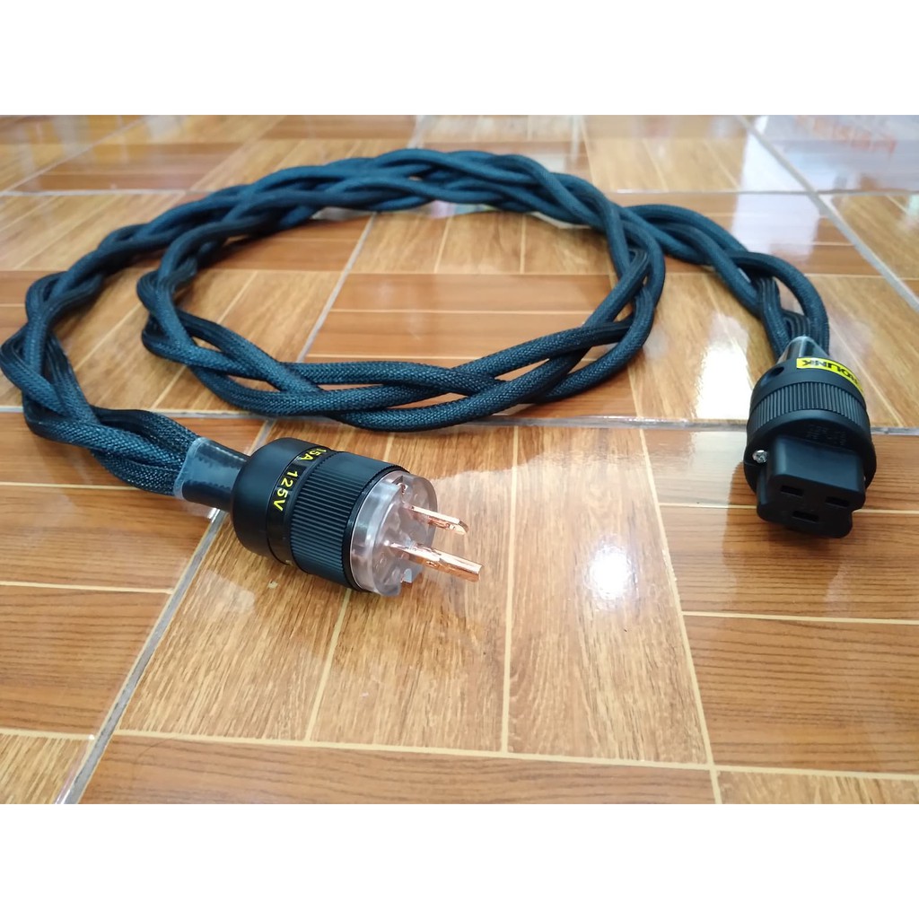 สายไฟเยอรมัน HELUKABEL YSLY-JZ 3G2.5 Tripple Stream Powercord หัว+ท้าย Acrolink 20 Amp (C19) .
