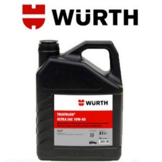 น้ำมันเครื่อง Wurth 10W40 และน้ำยาทำความสะอาดหัวฉีด