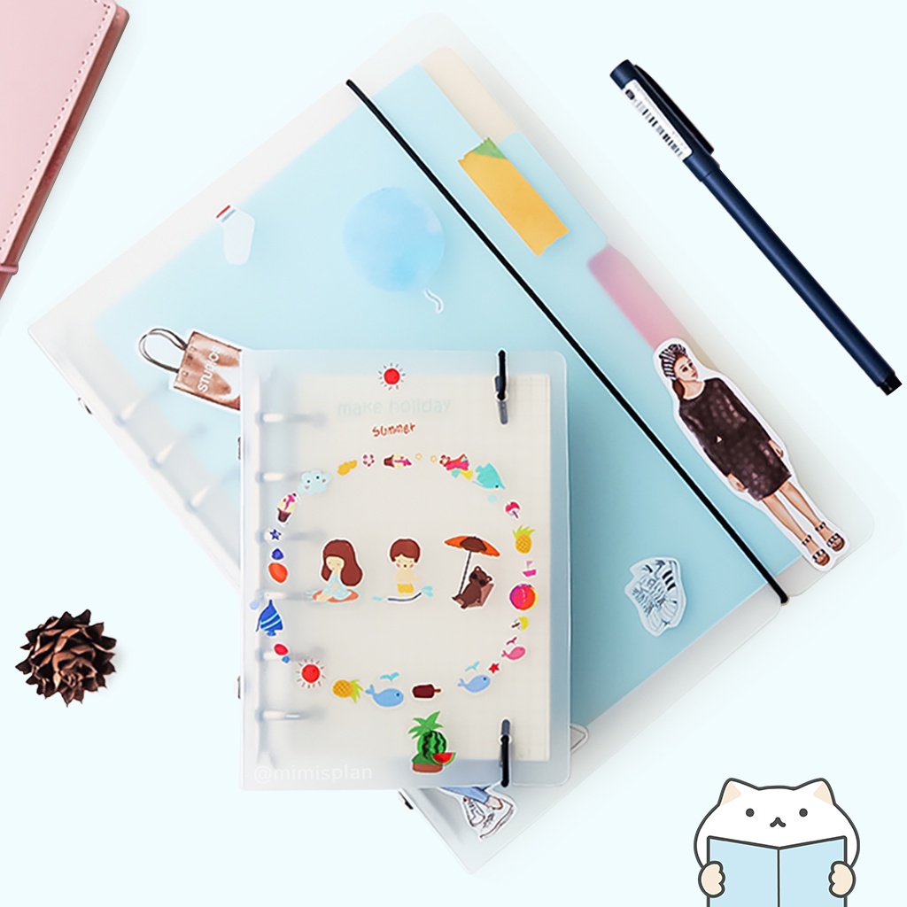 [ปก] แพลนเนอร์ พลาสติกแข็ง 🔆 Plastic Planner Cover Folder Diary สมุดแพ