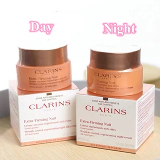 Clarins extra firming night/Day cream 50+50ml.