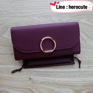 Charles &amp; Keith Circular Detail Wallet ของแท้ ราคาถูก