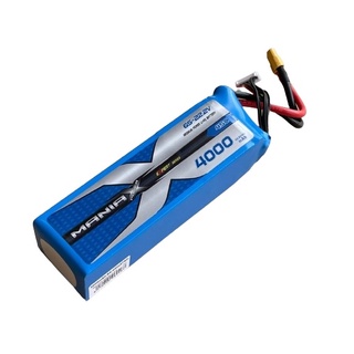 [แบตเตอรี่ 6เซล] ManiaX 6S 22.2V 4000mAh 45C XT90 plug Lipo Battery Pack