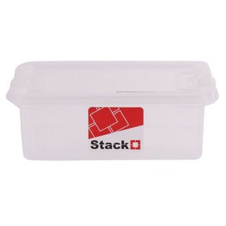 🔥HOT🔥 กล่องเก็บของใส STACKO 6 ลิตร ตะกร้า ถังขยะ และกล่องใส่ของ