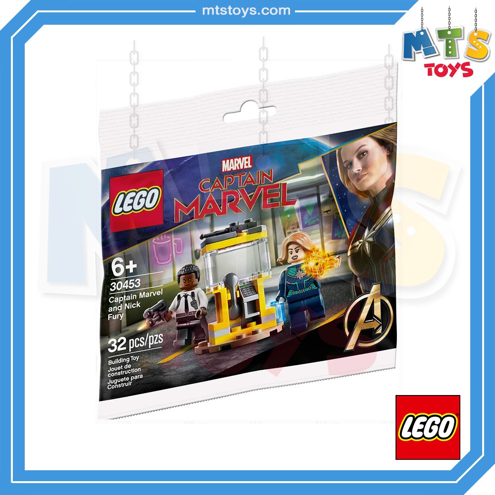 **MTS Toys**Lego 30453 Polybag Marvel Captain Marvel : Captain Marvel and Nick Fury เลโก้เเท้