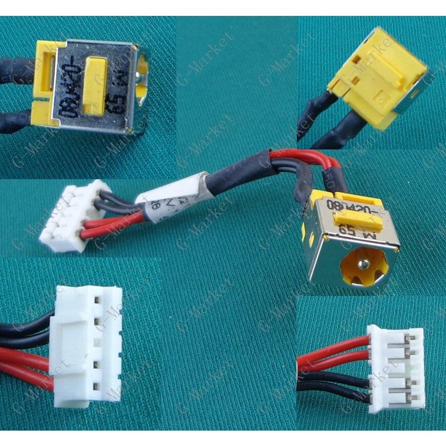 DC Power Jack พร้อมสายสําหรับ Acer Extensa 5230 5430 5630 5635 5420 5420G 5610 5610G DC แจ็คพร้อมสาย