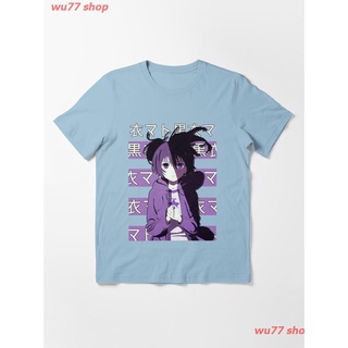 New Black Rock Shooter Mato Kuroi Anime T-Shirt เสื้อยืดพิมพ์ลาย เสื้อยืดอนิเมชั่น คอกลม cotton ความนิยม Unisex