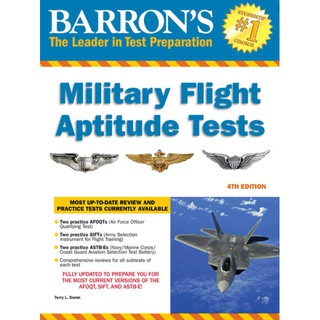 Barrons Military Flight Aptitude Tests (Barrons Military Flight Aptitude Tests) (4th) [Paperback]