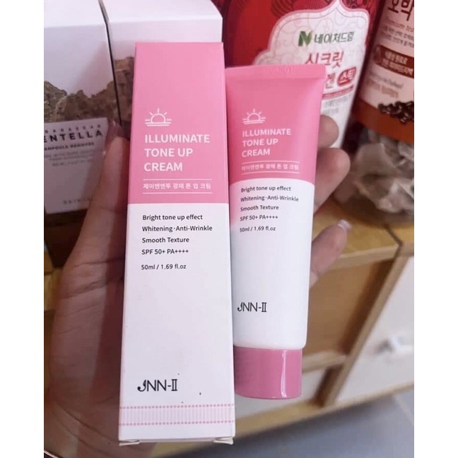 JNN-II JNN2 Illuminate Tone Up Creams 50ml SPF 50+ PA++++  50ml