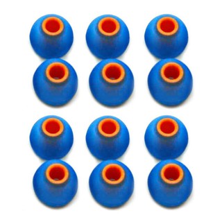 X-tips Mix จุกหูฟังยางคุณภาพดี 6 คู่ กลาง (สีน้ำเงิน)