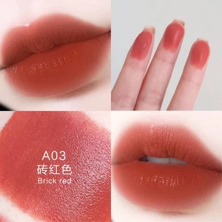 N043 ลิปสติก เนื้อแมตต์ สีสวย ติดทนนาน กันน้ำ