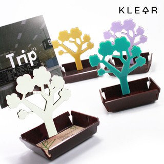 KLEAR Ging3 Name card&amp;Photo holder กล่องใส่นามบัตร วางรูปภาพ เก็บโปสการ์ด ของใช้บนโต๊ะทำงาน อะคริลิคใส : K076