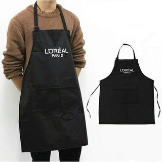 ผ้ากันเปื้อน ลาย LOREAL , TONI&GUY