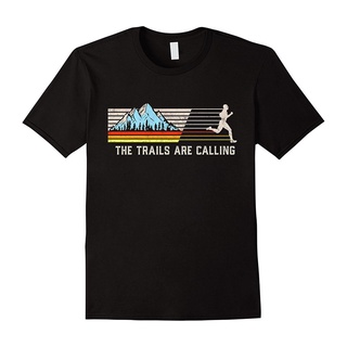 เสื้อยืดผ้าฝ้ายพิมพ์ลายขายดี เสื้อยืด ผ้าฝ้าย พิมพ์ลาย The Trails Are Calling พลัสไซซ์ คุณภาพสูง เหมาะกับของขวัญวันเกิด