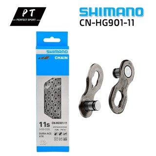 Shimano-105-Cn-Hg901-Chain-11-Speed-E6000-Cn-Hg901-Mtb-อะไหล่โซ่จักรยาน -Quick-Link-Hyperglide-Sil-Tec-116-Links-11S-116L-11V