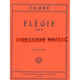 (Cello) Fauré, G: Elegy Op.24 Vc Pft (IMC897)