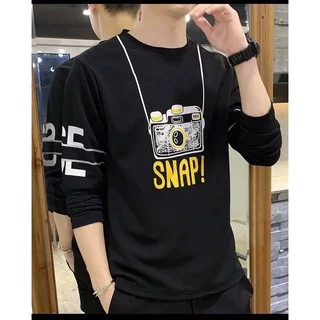 เสื้อยืดผู้ชายแขนยาวคอกลม(สกรีน) (TSH-030A 030B)
