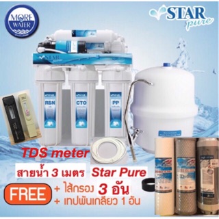 เครื่องกรอง RO Star Pure 100 GPD แบบ มีขาตั้ง