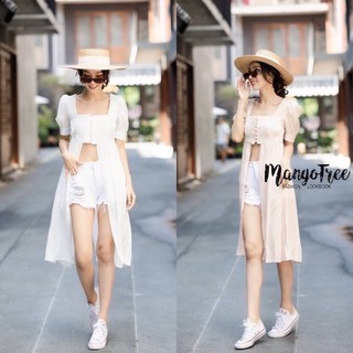 เสื้อเนื้อผ้าไหมผ้ามันเงางามเนื้อดี #mangotree