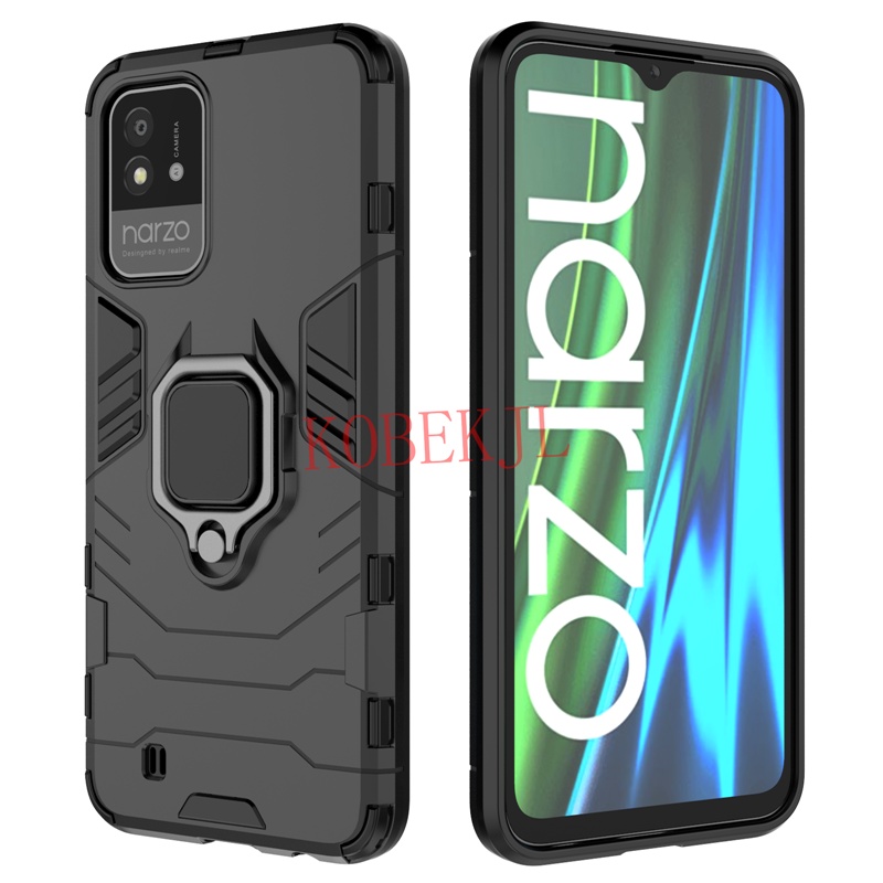 OPPO Realme Narzo 50a 50i กรณี Hard เกราะกันกระแทก Kickstand ฝาหลัง Realme Narzo50 50A 50i RealmeNar