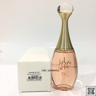 น้ำหอมแท้ CHRISTIAN DIOR JADORE IN JOY FOR WOMEN EAU DE TOILETTE SPRAY 100 ML TESTER BOX ของใหม่ กล่องเทสเตอร์