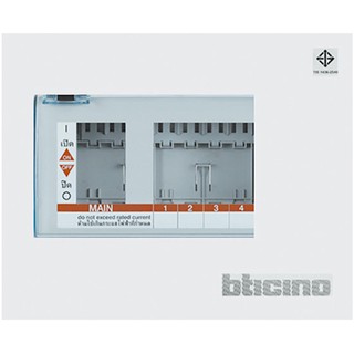 คอนซูเมอร์ ตู้โหลดกันดูด ตู้คอนซูมเมอร์ยูนิต ตู้ควบคุม กันดูด 4 ช่อง B-TICINO BTCN4 C-UNIT B-TICINO BTCN4 4P