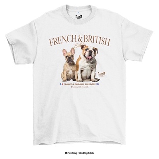 เสื้อยืดลาย FRENCH &amp; BRITISH (เฟรนช์&amp;บริติช) Classic Cotton Unisex by 【Nothing Hills】