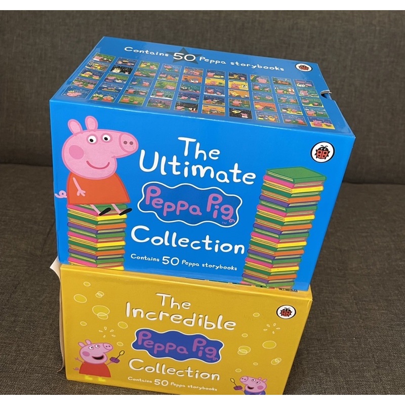 ‼️พร้อมส่งในไทย‼️ Peppa pig box set 50 เล่ม Shopee Thailand