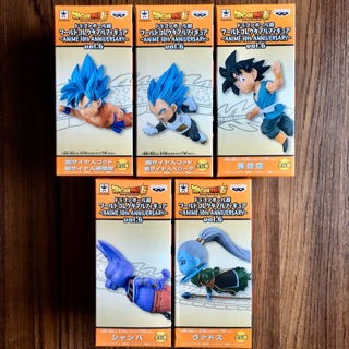 [รวม 5 กล่อง] Banpresto WCF Dragonball Z 30th anime anniversary  Vol.6 ดราก้อนบอล ชุดครบรอบ 30 ปี ชุดที่ 6