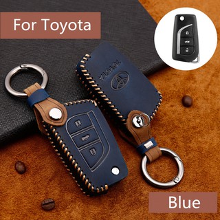 【Ready Stock】เคสกุญแจรถยนต์หนัง สําหรับ toyota revo altis